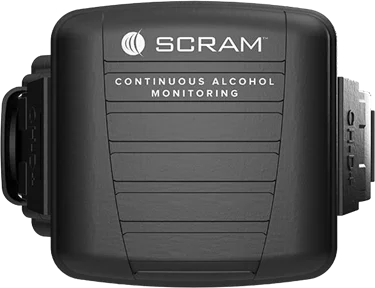 SCRAM CAM continuous alcohol monitoring ankle bracelet